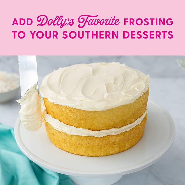 DUNCAN HINES DOLLY PARTON’S FAVORITE CREAMY BUTTERCREAM FLAVORED CAKE FROSTING, PERFECT FOR SUGAR COOKIES, 16 OZ.