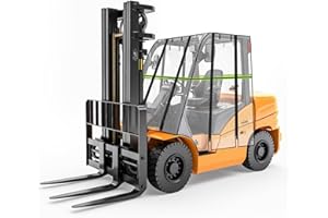 Forklift Rain Cover Cab Enclosure - YSJWAER Forklift Universal Accessories All-Weather Protection Fits Forklift Capacity Up t