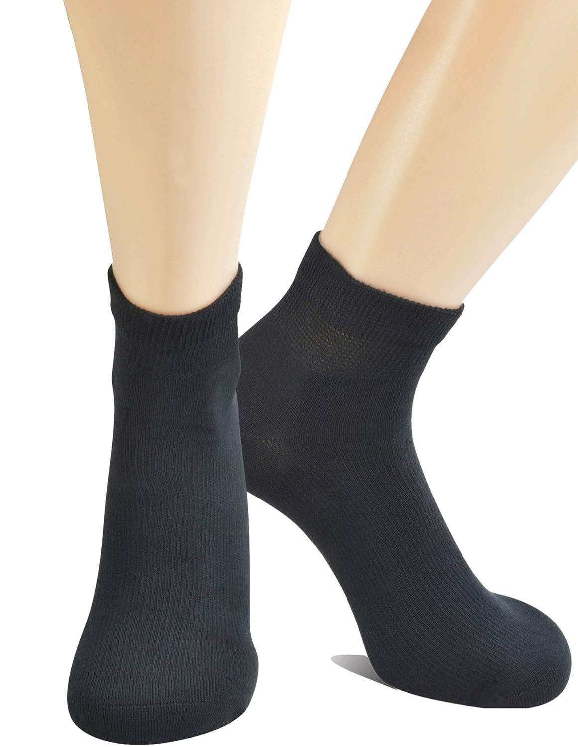 Yomandamor 5 Pairs Mens Seamless Nonbinding Ankle