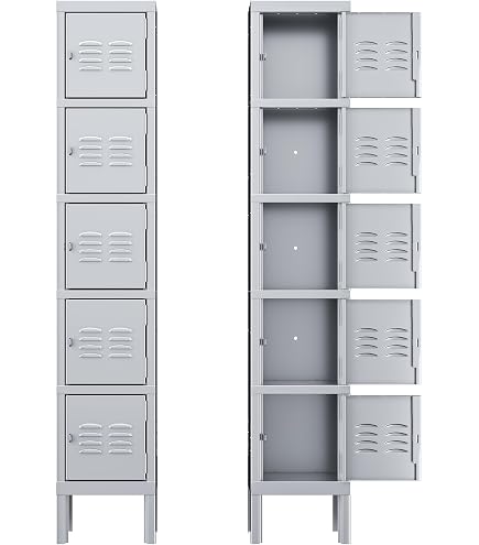 Amazon.com: GLOBAL INDUSTRIAL Single Tier Locker, 12x18x60 1 Door