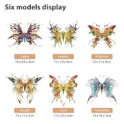 Microworld 3D Metal Puzzle, 6 Styles Wish Butterfly