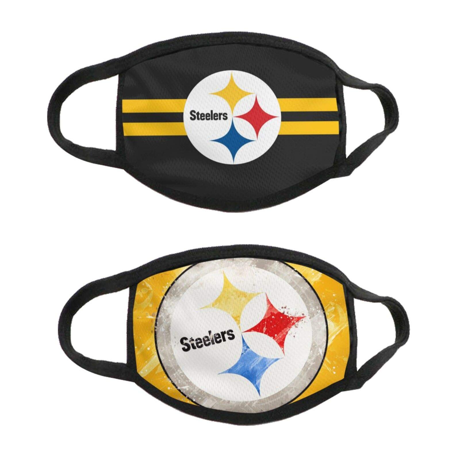 Unisex-Adult Reusable Washable Face Cover Windproof Dust Mask 2PCS