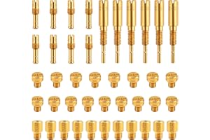 CULMKARI 42 Pcs Carburetor Jet Kit for Mikuni & Main Pilot Slow Jet Replaces TM33-8012 TM36-68 TM40-6