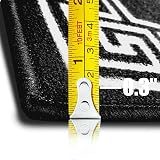Fit Even Greeky Rug Large 120x170 cm Black White Non-Slip Plush view 2