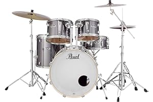 Pearl Export EXX725SC21 5 Piece Drum Kit, Smokey Chrome
