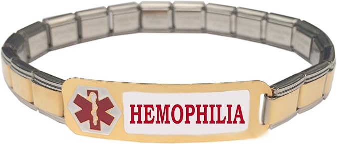 hemophilia medical bracelet