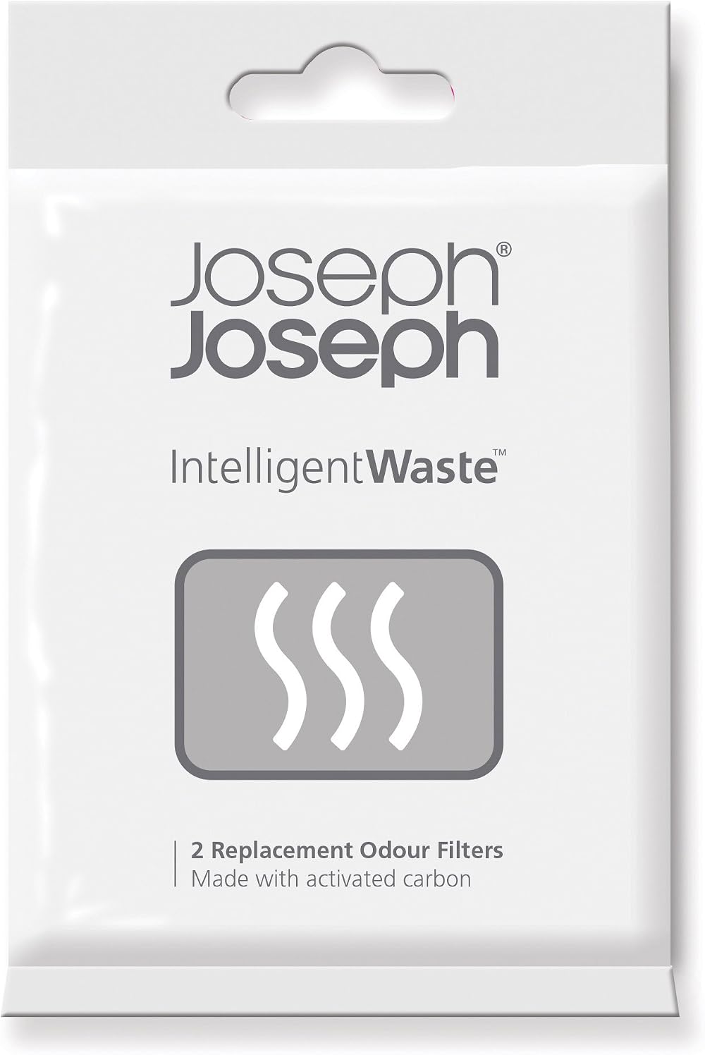 Joseph Joseph Activated Carbon Odour Filter Refills Pack of 2 for Food Waste