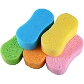 Car Wash Sponge, 3 Pack Extra Thick Large Colorful Cleaning Sponge | 8.7"X4.3"X2.4",Longer Lasting,No Scratch Surfaces,Multi-Purpose for Bathroom Kitchen Bike Boat
