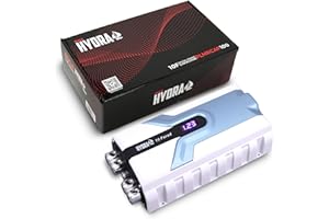 Pyle 1.0 Farad Digital Power Capacitor - High-Performance Car Audio Accessory with Blue Digital Display, Voltage Readout, Over Voltage Protection, Mounting Hardware, DC 12-24V