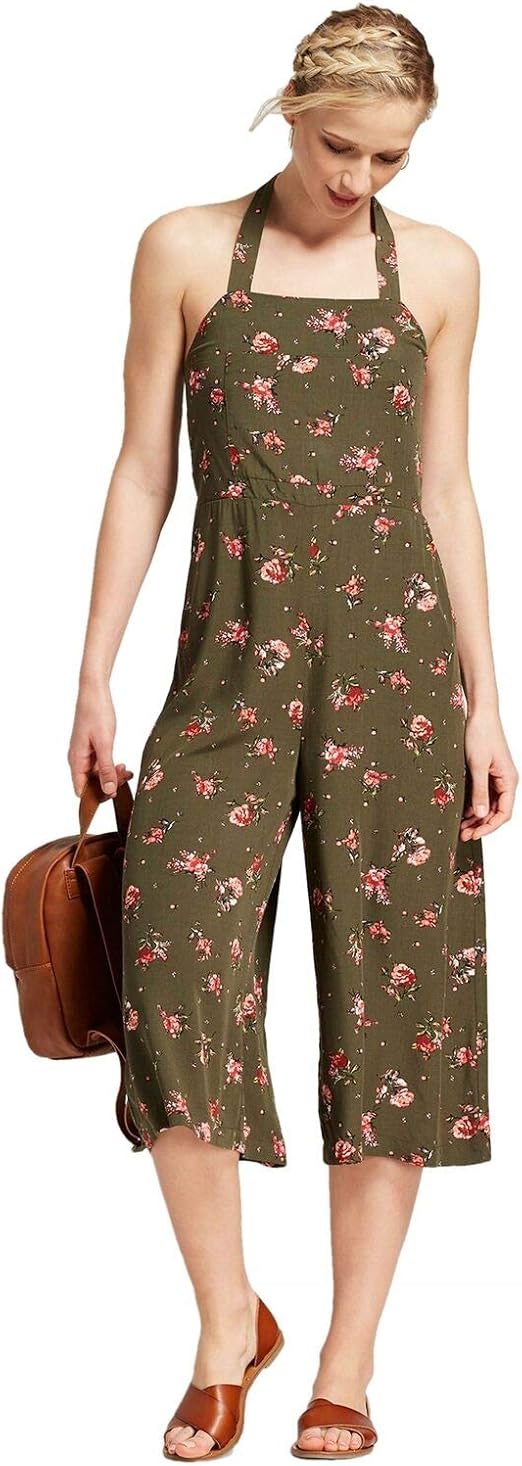 floral overall jumpsuit