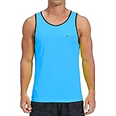 KPSUN Men's Quick Dry Sports Tank Tops Athletic Gym Bodybuilding Fitness Sleeveless Shirts for Beach Running Workout