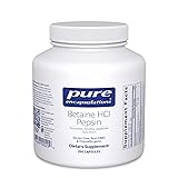 Pure Encapsulations Betaine HCl Pepsin - Digestive Enzymes Supplement for Digestion Aid &amp; Support, Stomach Acid &amp; Nutrient Absorption* - with Betaine HCl Pepsin - 250 Capsules