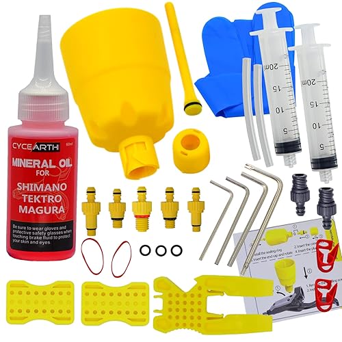 CYCEARTH Bicycle Bleed Kit for TEKTRO TRP Hydraulic Brakes 60ml