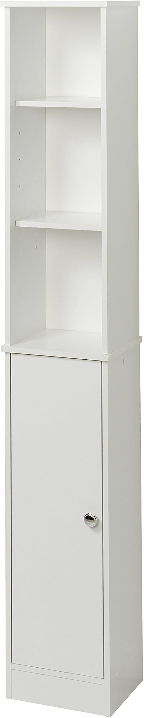 linen cabinet freestanding on Amazon Com Zenna Home Linen Tower Bathroom Shelf Cabinet White Furniture Decor