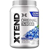 Xtend Original BCAA Powder 7g BCAA and 2.5g L-Glutamine, Sugar Free Post Workout Muscle Recovery Drink with Amino Acids for Men & Women, 90 Servings