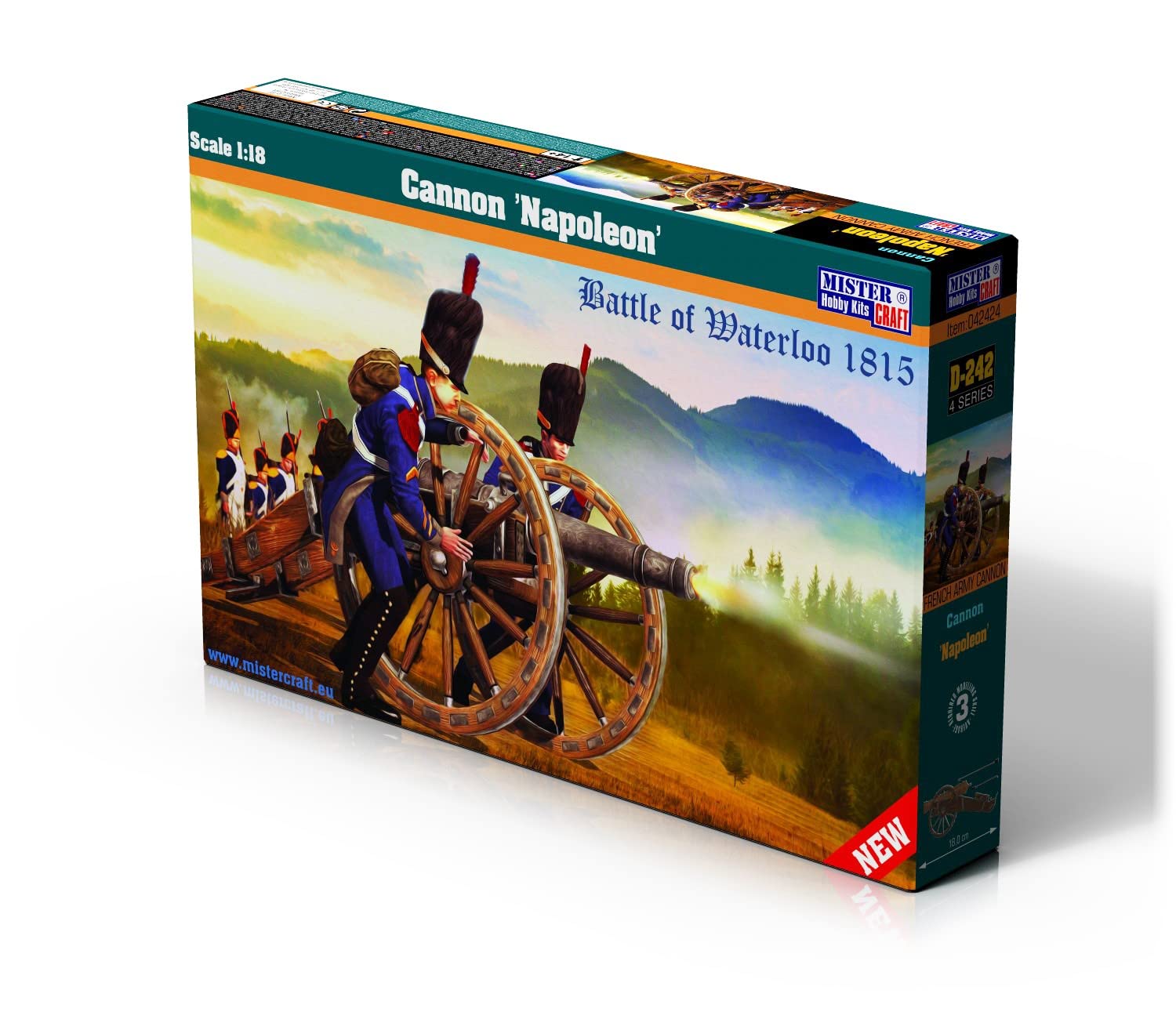 Mistercraft 1: 18 Napoleonic Cannon