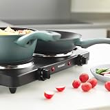 Progress EK4399P Electric Twin Hot Plate 1500W 1000W Dual Temperature view 7