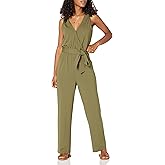The Drop Women's @caralynmirand Sleeveless Wrap Jumpsuit