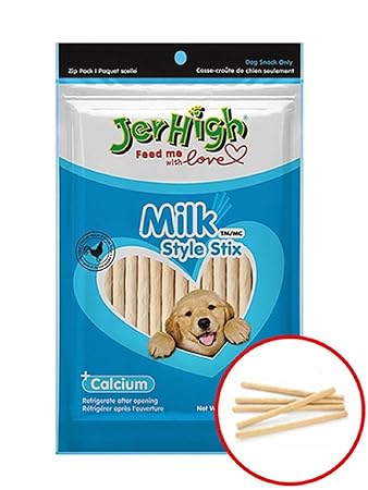 JerHigh Milky Stix, 100 g (Pack of 5)