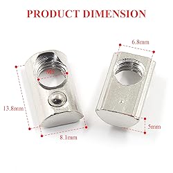 Rierdge 50 Pcs 2020 Series M6 Half Round Roll in