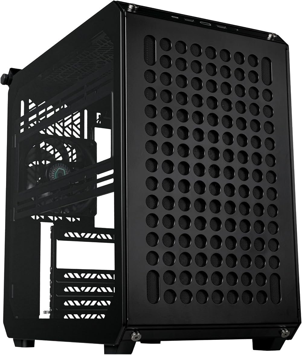 Cooler Master Qube 500 Flatpack Mid-Tower ATX PC Case Black Modular Vertical GPU