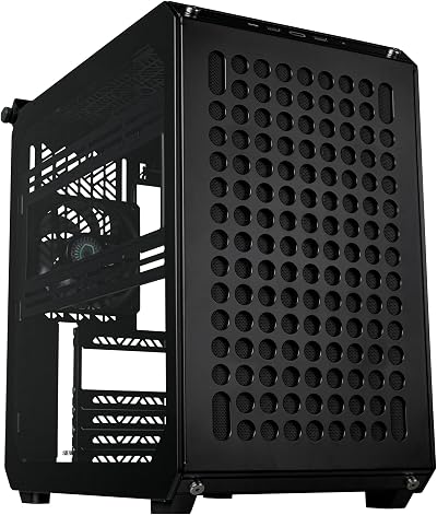 Cooler Master Qube 500 Flatpack Mid-Tower ATX PC Case Black Modular Vertical GPU