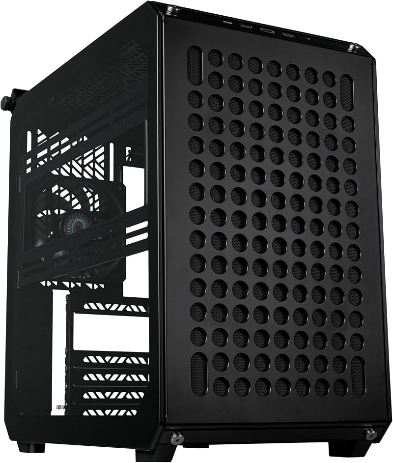 Cooler Master Qube 500 Flatpack Mid-Tower ATX PC Case Black Modular Vertical GPU