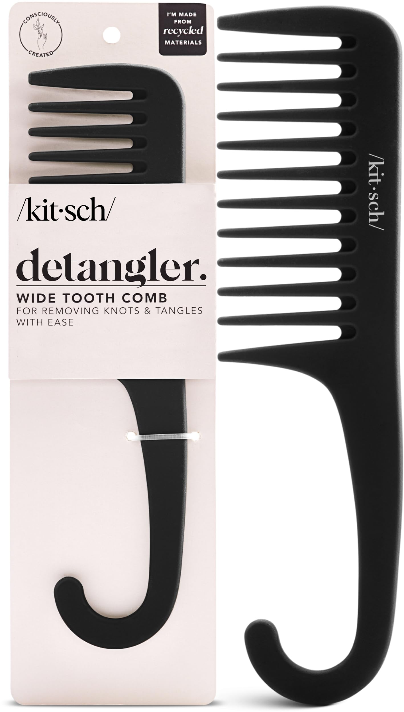 Kitsch, Detangle, Wide Tooth Comb, 1 Comb
