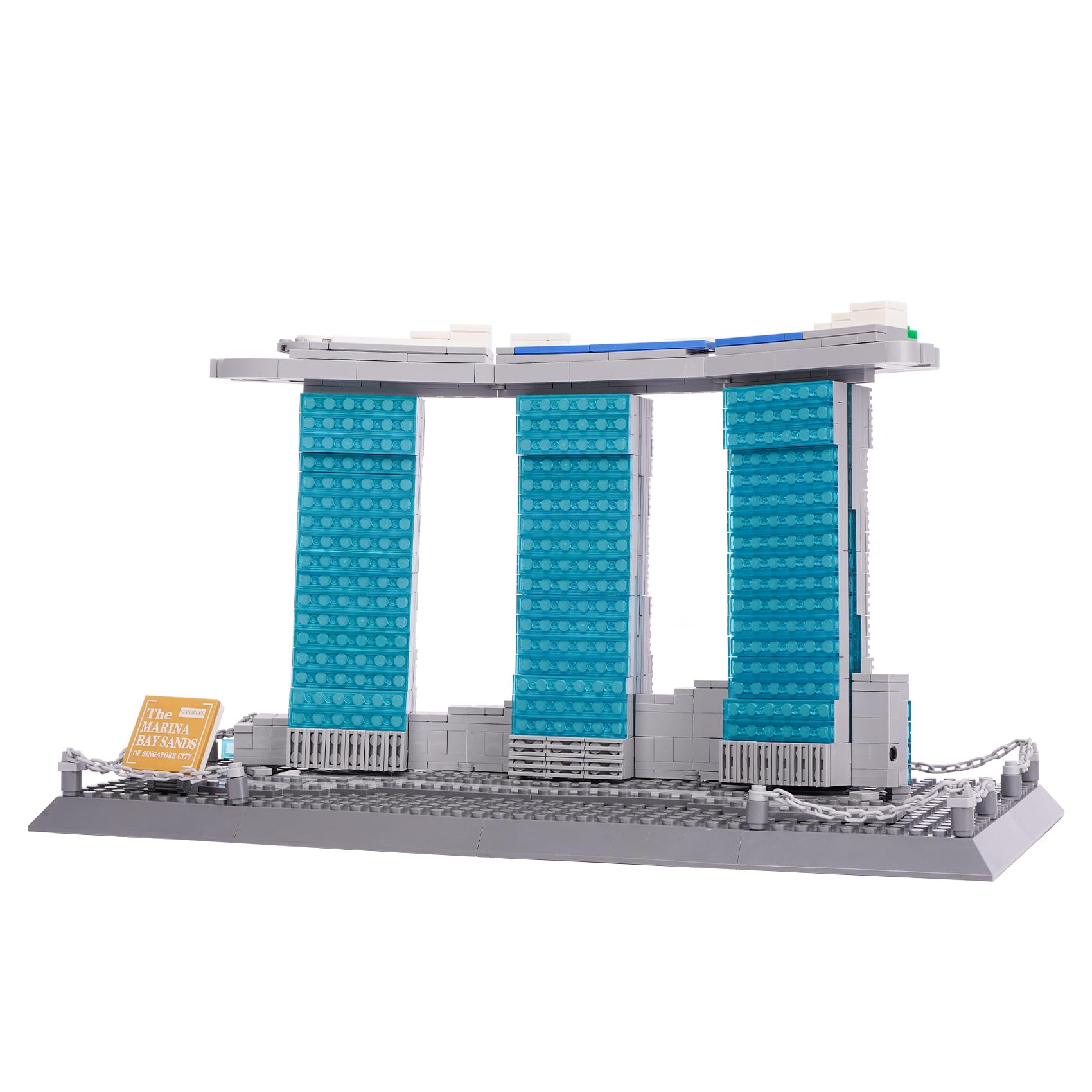 Oichy Architecture Building Toys Marina Bay Sands Building Block Model Decorative Famous Landmark Construction Sets for Kids and Adults (881pcs) โ image 1