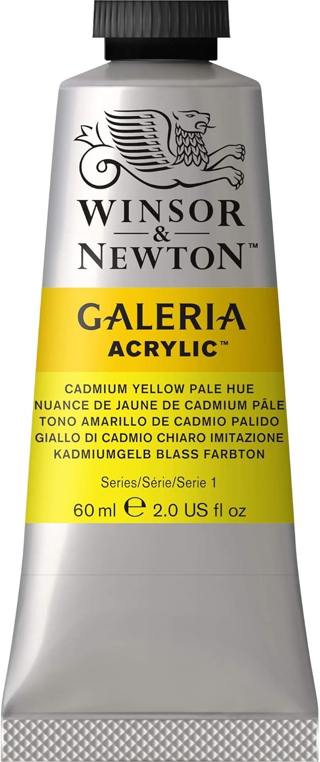 SG Education GAL 2120114 Full Range of Galeria Acrylic, 60 mL Tube, Cad Yell Pale, 60ml
