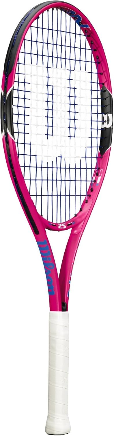 Wilson Junior Burn Pink Tennis Racquet : Sports & Outdoors