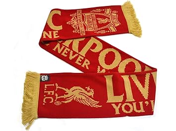 Liverpool Fc You Ll Never Walk Alone Red Gold Crest Liverbird