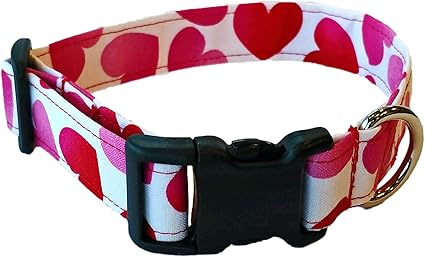 Britches4Stitches Valentine Dog Collar 