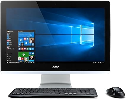 Acer Aspire Z3 705 Ordinateur De Bureau Tout En Un 21 5 Full Hd Noir Intel Core I3 4 Go De Ram Disque Dur 1 To Windows 10 Ancien Modele Amazon Fr Informatique