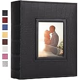 Vienrose Photo Album for 200 4x6 Photos Leather Cover Extra Large Capacity Picture Book for Wedding Baby Vacation