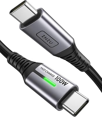 Cable USB C a USB C 100W, 2m Cable USB C PD QC Carga Rapida Cargador