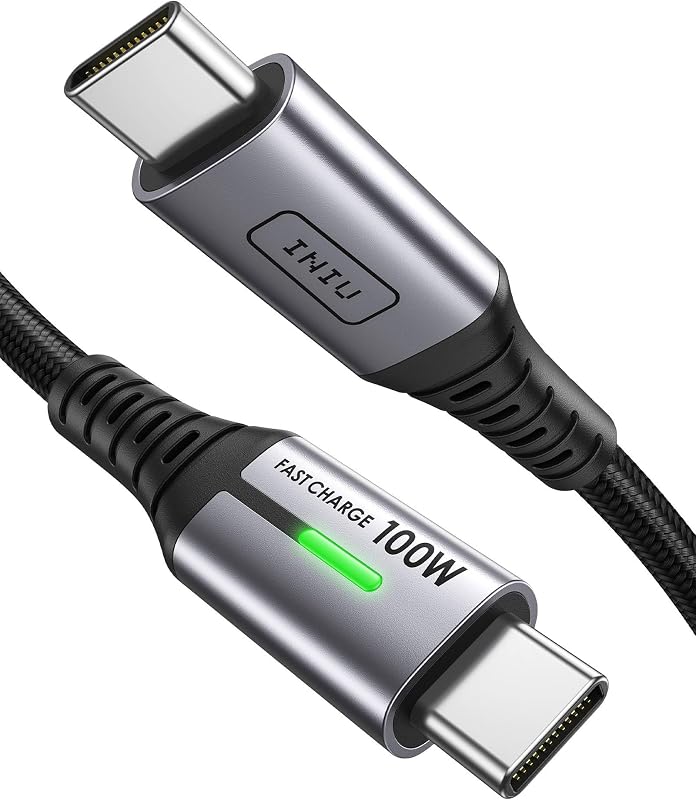Cable USB C a USB C 100W, 2m Cable USB C PD QC Carga Rapida Cargador