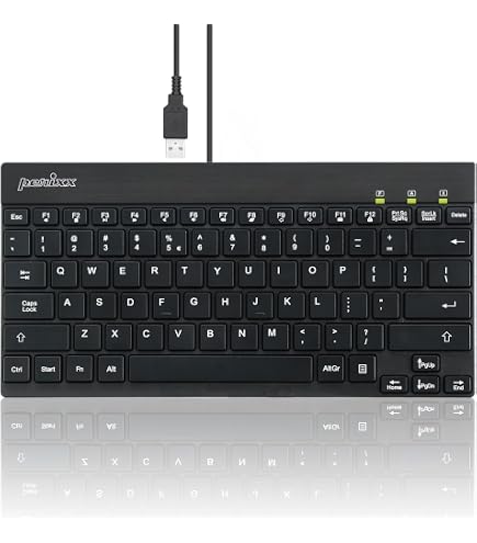 Amazon.com: 78 Keys Wired Keyboard, Scissors Mechanism Plug and