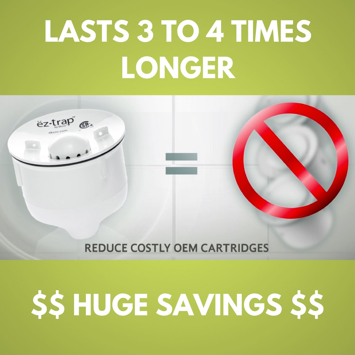 Mua EZ Trap Waterless Urinal Cartridge for use with Sloan, Falcon