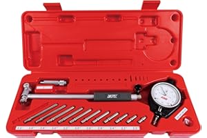 UNIPEC 2-6 Inch Dial Bore Gauge, 0.0005 Inch Graduation, High Precision Measurement Tool for Bore Inspection, Stem Length 9.5'', Cylinder Dial Bore Gauge with Carbide anvils