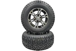 HOOSIER WHEEL 23x10.5-12 4Ply Prowler Aluminum Golf Cart Wheel - Set of 2