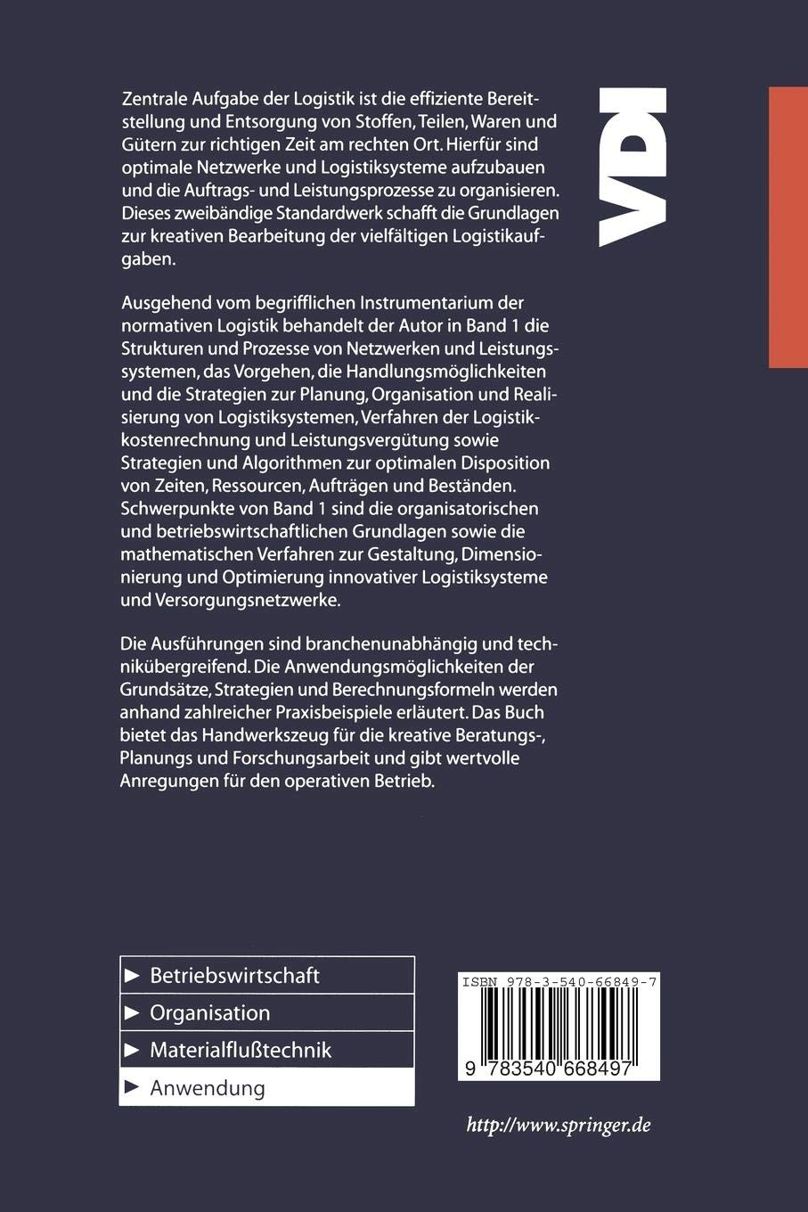 Buy Logistik I Grundlagen Verfahren Und Strategien Vdi Buch Book Online At Low Prices In India Logistik I Grundlagen Verfahren Und Strategien Vdi Buch Reviews Ratings Amazon In