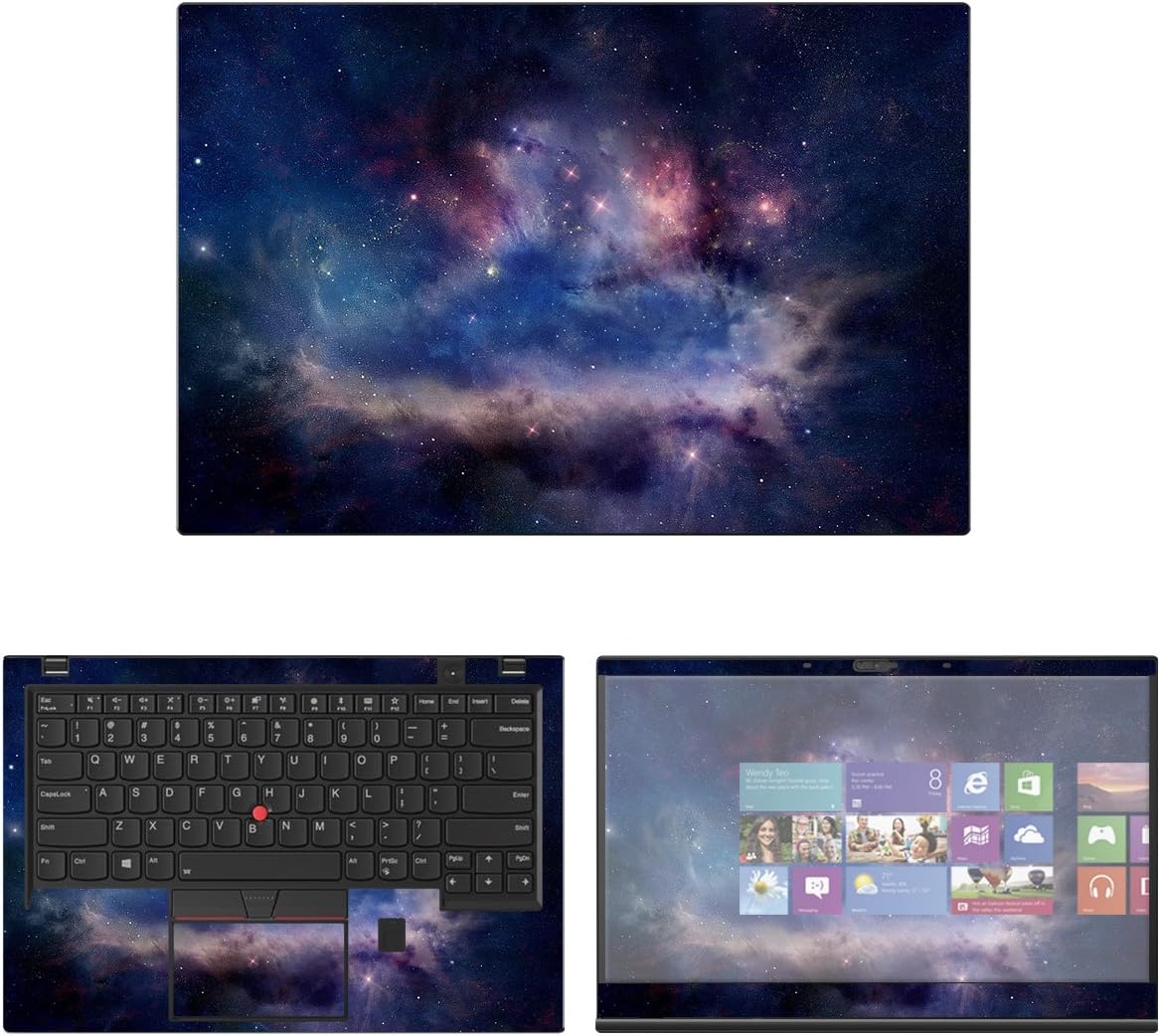 Decalrus - Protective Decal Space Skin Sticker for Lenovo ThinkPad X1 Carbon (6th Gen.) (14