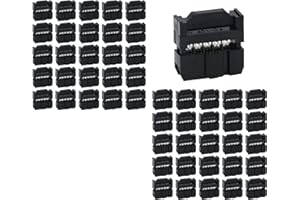 Antrader FC-10P IDC 2.54mm Pitch Connector Female Header JTAG ISP Socket 50-Pack