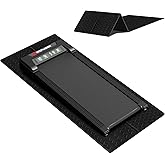 Stepwaver Walking Pad Treadmill Mat for Carpet - 55.1"x23.6",0.2" | 5mm Foldable Walking Pad mat for Hardwood Floors, Floor Protection Mats for Bike, Elliptical, Treadmill