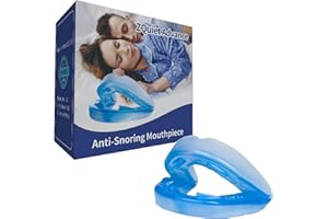 AUOUA LIFE ON MUSIC Anti-Snoring Mouth Guard, Anti-Snoring Mouthpiece, Snoring Solution Comfortable Anti-Snoring Devices for Man a Better Night's Sleep