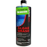 AquaDoc Algae Smash Polyquat 60 Algaecide for Swimming Pools - 32 oz | Non-Foaming, Non-Staining Formula to Help Control and Prevent Algae in Inground and Above Ground Pools - Made in USA