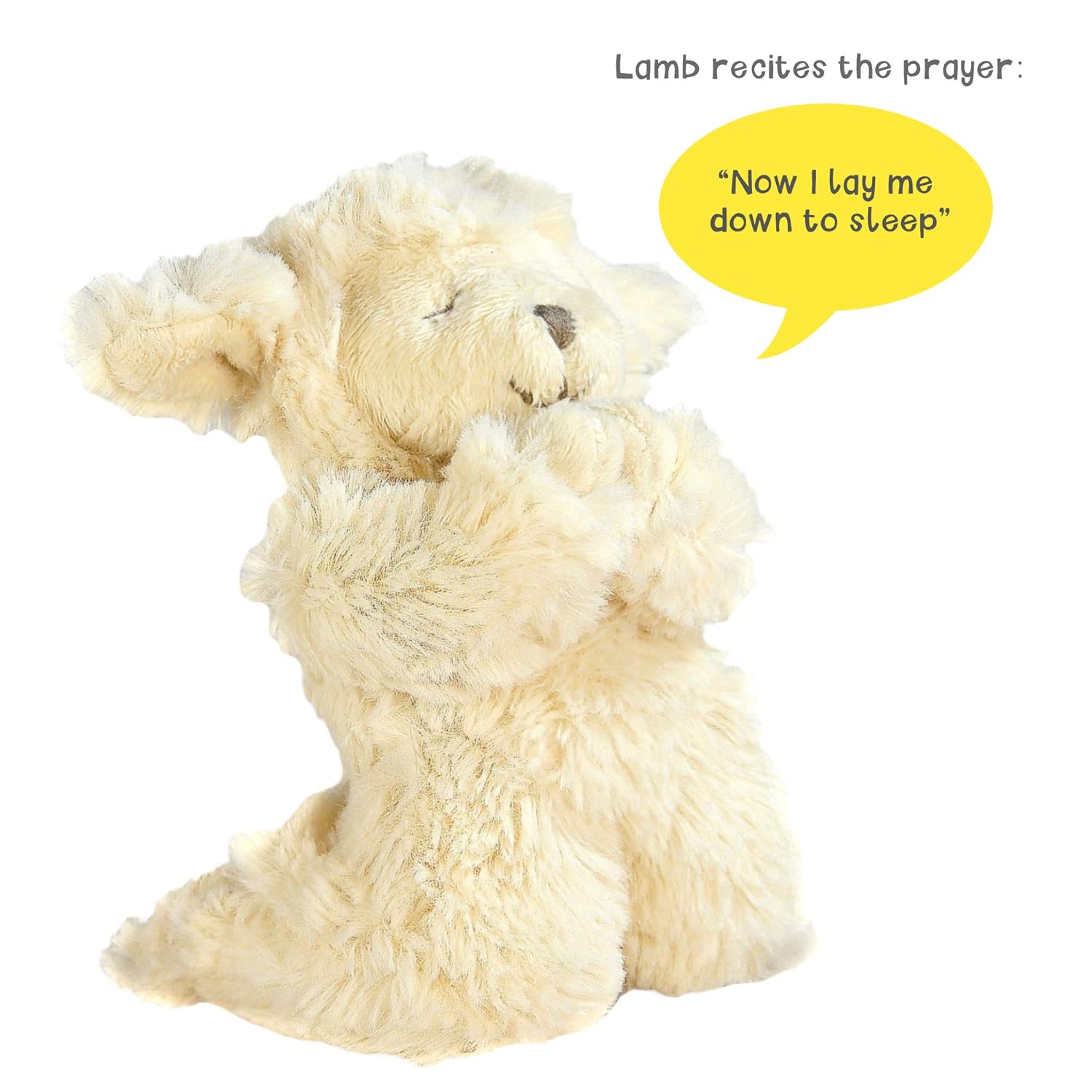 Baby Gift Set with Praying Musical Lamb and Prayer Book in Keepsake Box for Boys and Girls : Baby