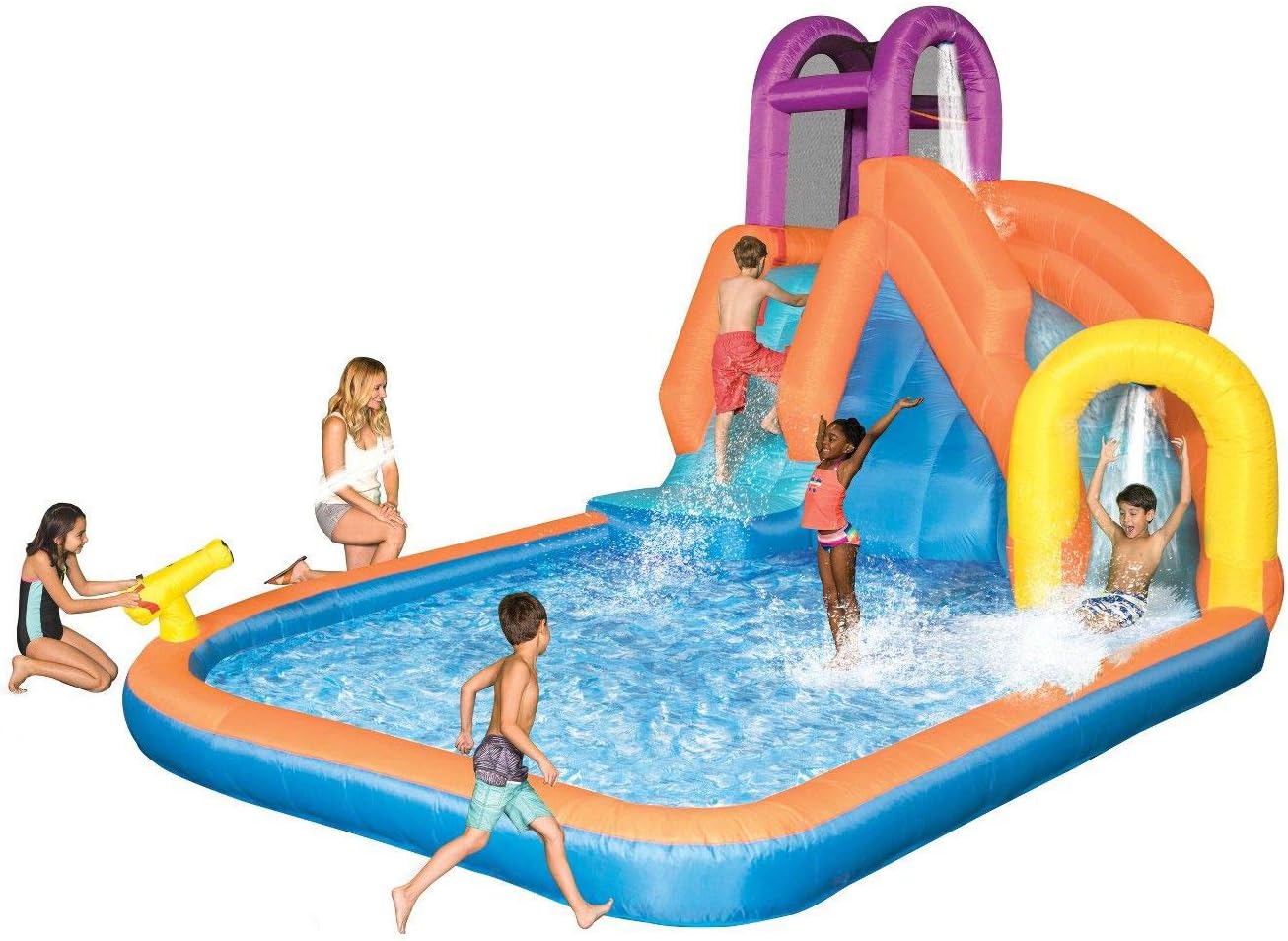 magic time triple blast water slide