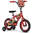Huffy Disney and Marvel 12/16 Inch Boy's Bike for Kids, Multiple Color Options and Designs Available, Ideal for Ages 3+ Years Old, Removable Training Wheels, Adjustable Seat, Simple Coaster Brake